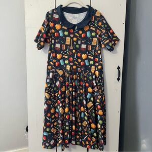 Svaha Dress The School Tools Print Dress Collared
Twirl Organic Cotton Large